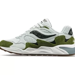 Hombre Saucony Grid*Grid Shadow 2 Green / Green