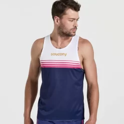 Hombre Saucony Camisetas*Hombre Elite Singlet Sodalite