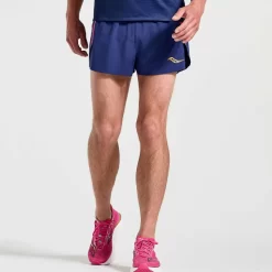 Hombre Saucony Mallas Y Shorts*Hombre Elite Split Short Sodalite