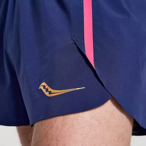 Hombre Saucony Mallas Y Shorts*Hombre Elite Split Short Sodalite