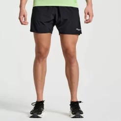 Hombre Saucony Mallas Y Shorts*Hombre Outpace 5" Short Black