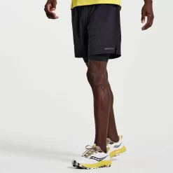 Hombre Saucony Mallas Y Shorts*Hombre Outpace 7" 2-In-1 Short Black