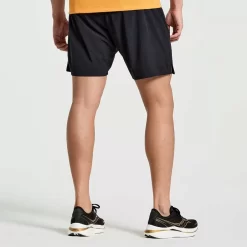 Hombre Saucony Mallas Y Shorts*Hombre Outpace 7" Short Black