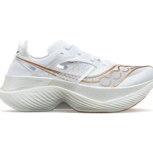 Mujer Saucony Competicion*Mujer Endorphin Elite White / Gold