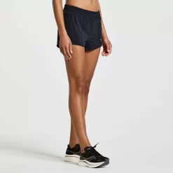 Mujer Saucony Mallas Y Shorts*Mujer Outpace 3" Short Black