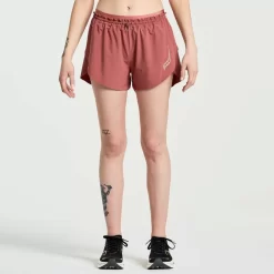 Mujer Saucony Mallas Y Shorts*Mujer Pinnacle 2.5" Short Apple Butter