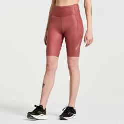 Mujer Saucony Mallas Y Shorts*Mujer Pinnacle 8" Tight Short Apple Butter