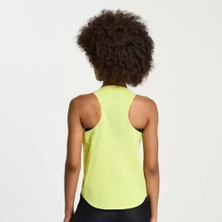 Mujer Saucony Camisetas*Mujer Pinnacle Tank Citron