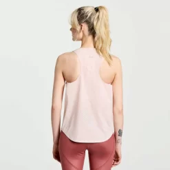 Mujer Saucony Camisetas*Mujer Pinnacle Tank Sepia Rose