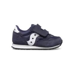 Ninos Saucony Nino*Ninos Pequenos Baby Jazz Hook & Loop Sneaker Navy / White