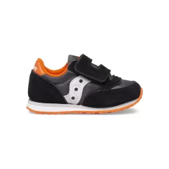 Ninos Saucony Nino*Ninos Pequenos Baby Jazz Hook & Loop Sneaker Black / Grey / Orange