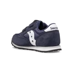Ninos Saucony Nino*Ninos Pequenos Baby Jazz Hook & Loop Sneaker Navy / White