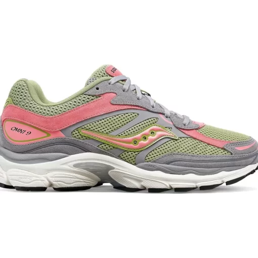 Hombre Saucony Grid*Progrid Omni 9 Premium Grey / Green