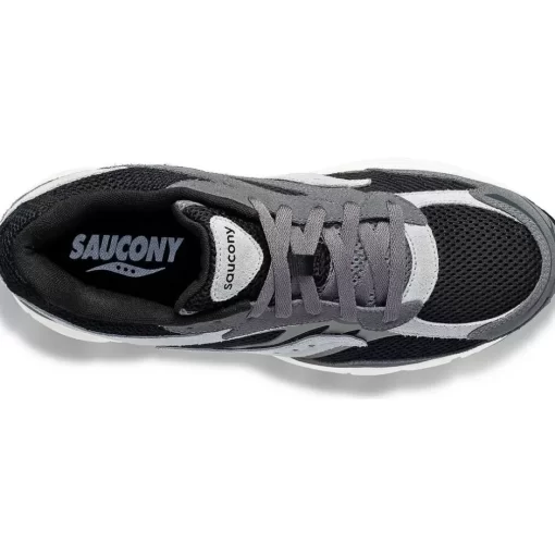 Hombre Saucony Grid*Progrid Omni 9 Premium Grey / Black