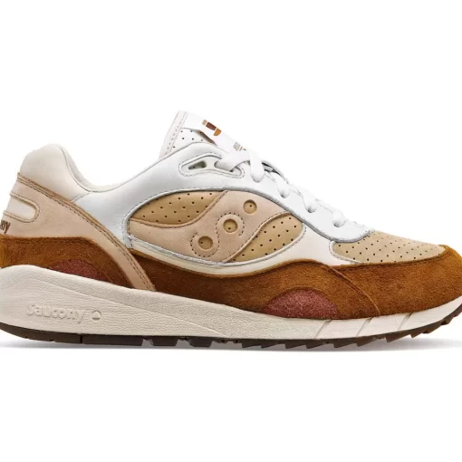 Hombre Saucony Shadow*Shadow 6000 Cappuccino White / Brown